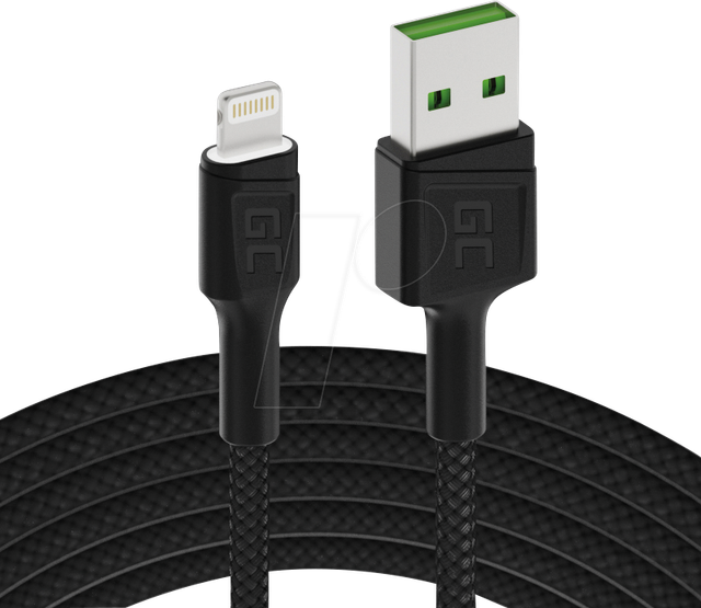 GC KABGC12 - Daten-/ Ladekabel USB A-Stecker > Lightning, mit LED-Beleuchtun