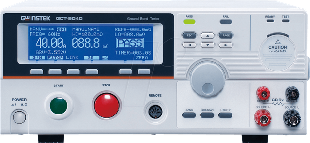 GCT-9040 - Erdungsmessgerät GCT-9040, 650 MOhm, bis 40 A