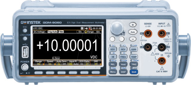 GDM-9060 - Tischmultimeter, 1.200.000 Counts, USB, LAN