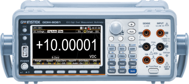 GDM-9061GP - Tischmultimeter, 1.200.000 Counts, USB, LAN, GPIB