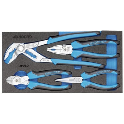 GEDO 1500CT1-142 - Zangen-Sortiment in Check-Tool-Modul