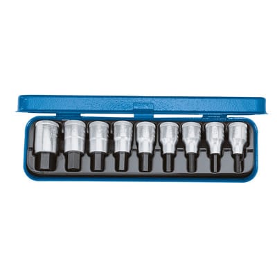 GEDO IN 19 PM - Schraubendreher-Satz, 1/2'', 9-teilig, 5 - 17 mm