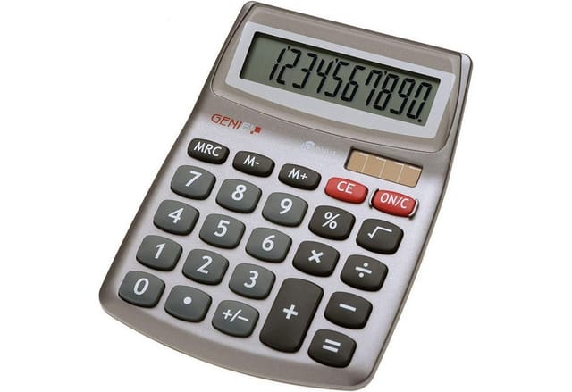 GENIE 540 - Tischrechner, GENIE 540, grau