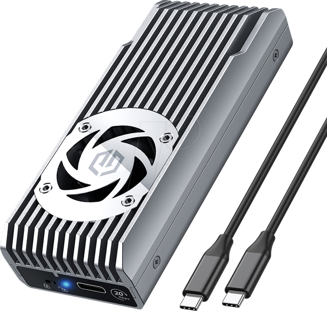 GG 18113 - Externes M.2 NVMe SSD Gehäuse mit USB 3.2