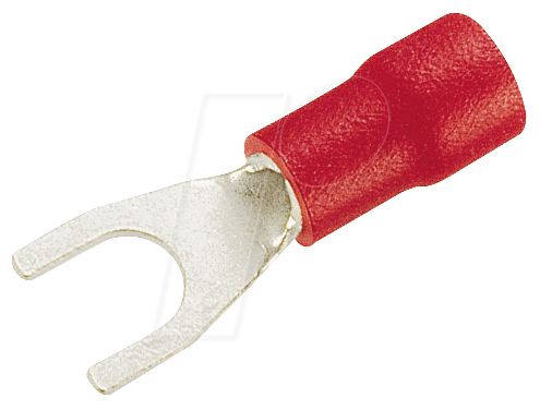 GK-R-3 - Gabel-Kerbschuhe, für M3, rot
