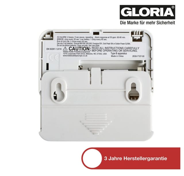 GLORIA KO1 - Kohlenmonoxidmelder