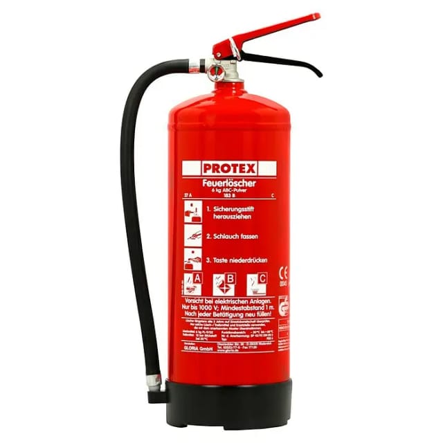 GLORIA PDE6 - Feuerlöscher Pulver, 6 kg