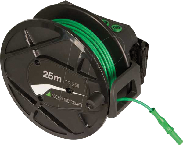 GMCI TR25 II - Kabeltrommel TR25 II für Installationstester, 25 m