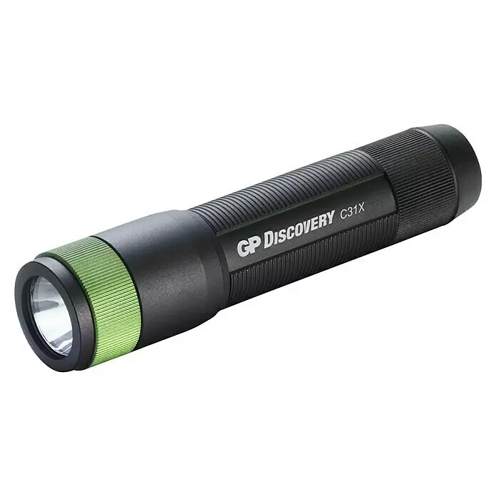 GP C31X - LED-Taschenlampe C31x, 100 lm, schwarz, 1x AA (Mignon)