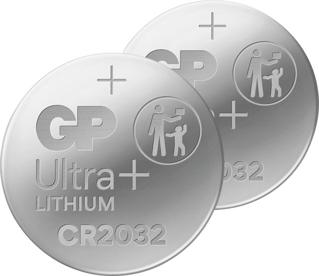 GP CR2032 2X - Lithium-Knopfzelle, 3 V, 20,0x3,2 mm, 2er-Pack