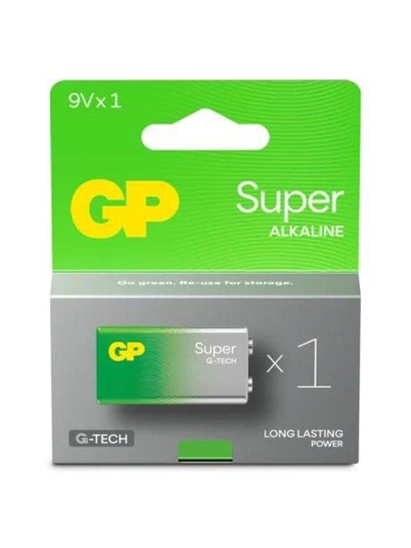 GP S1B 9-VOLT - Super, Alkaline Batterie, 9-V-Block, 1er Pack