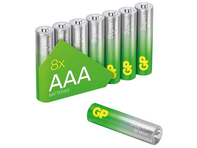 GP S8 AAA - Super, Alkaline Batterie, AAA (Micro), 8er-Pack