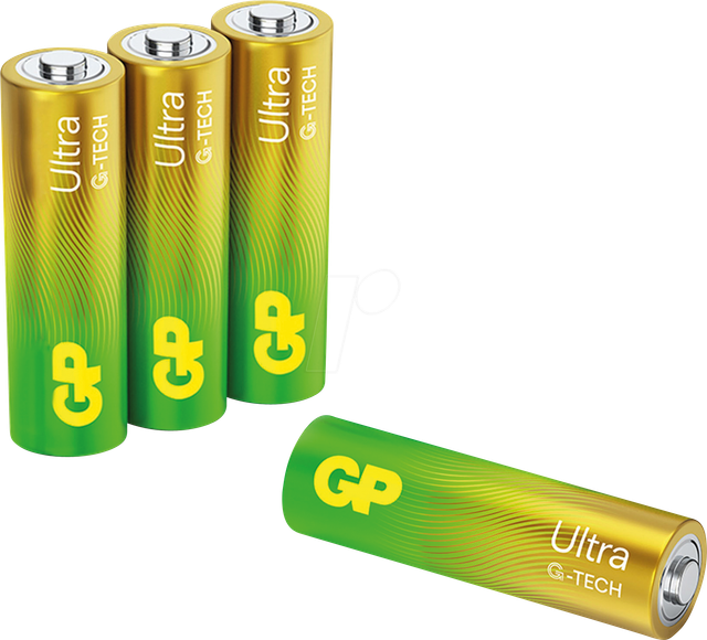 GP U4 AA - Ultra, Alkaline Batterie, AA (Mignon), 4er-Pack