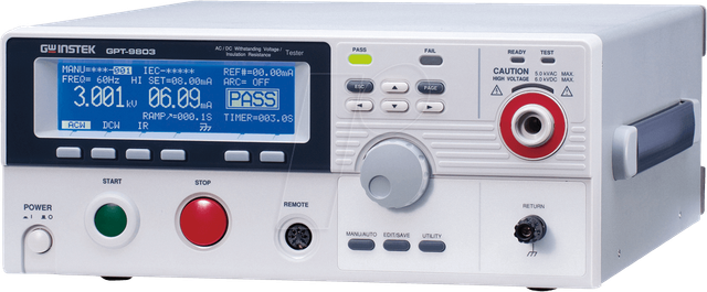 GPT-9801 - Sicherheitstester GPT-9801, 200 VA AC