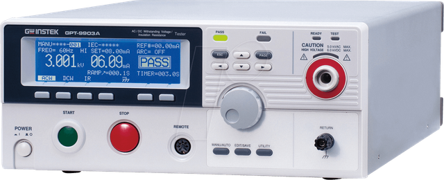 GPT-9903A - Sicherheitstester GPT-9903A, 500 VA AC/DC, Isolationsmessung