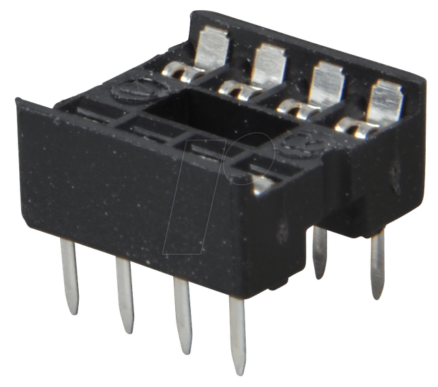 GS 8 - IC-Sockel, 8-polig, doppelter Federkontakt