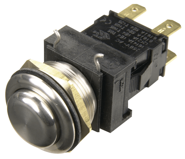 H 8351RP - AV-Taster, Ø 21,5/19 mm, 16(4)A-250VAC, 2x (Ein)