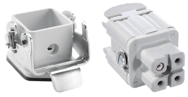 HA 3 B AG - EPIC® H-A 3 - 3+PE - Buchse, AG, grau