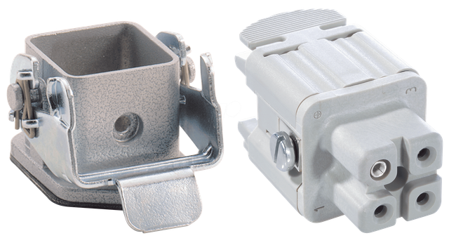HA 3 B MAG - EPIC® H-A 3 - 3+PE - Buchse, MAG, grau