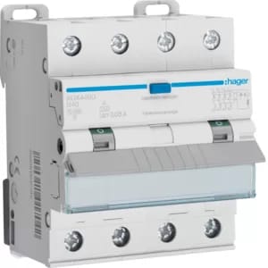 HAGER ADX440D - FI/-LS-Schalter 4P 10kA B-40A 30mA Typ A