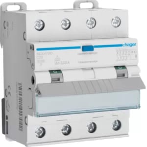 HAGER ADX470D - FI/LS-Schalter 4-polig 10kA C-20A 30mA Typ A