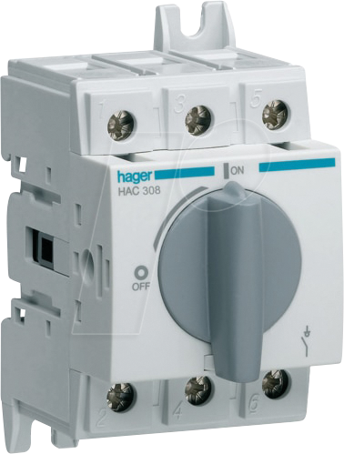 HAGER HAC308 - Lasttrennschalter 3polig 80A