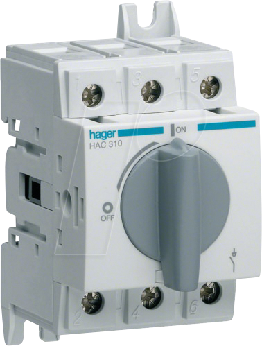 HAGER HAC310 - Lasttrennschalter 3polig 100A