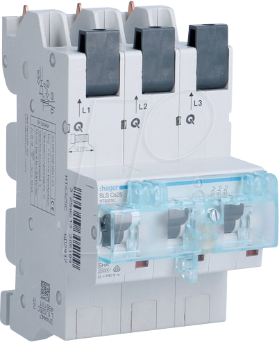 HAGER HTS325C - SLS-Schalter 3P Cs-25A Sammelschiene QC