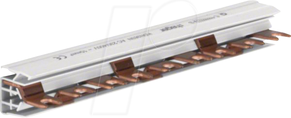 HAGER KDN363N - Phasenschiene 3 polig mit Gabelanschluss 10mm² 63A 9 Module
