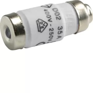 HAGER LE1835 - Sicherungseinsatz D02 E18 35A 400V gG mit Kennmelder