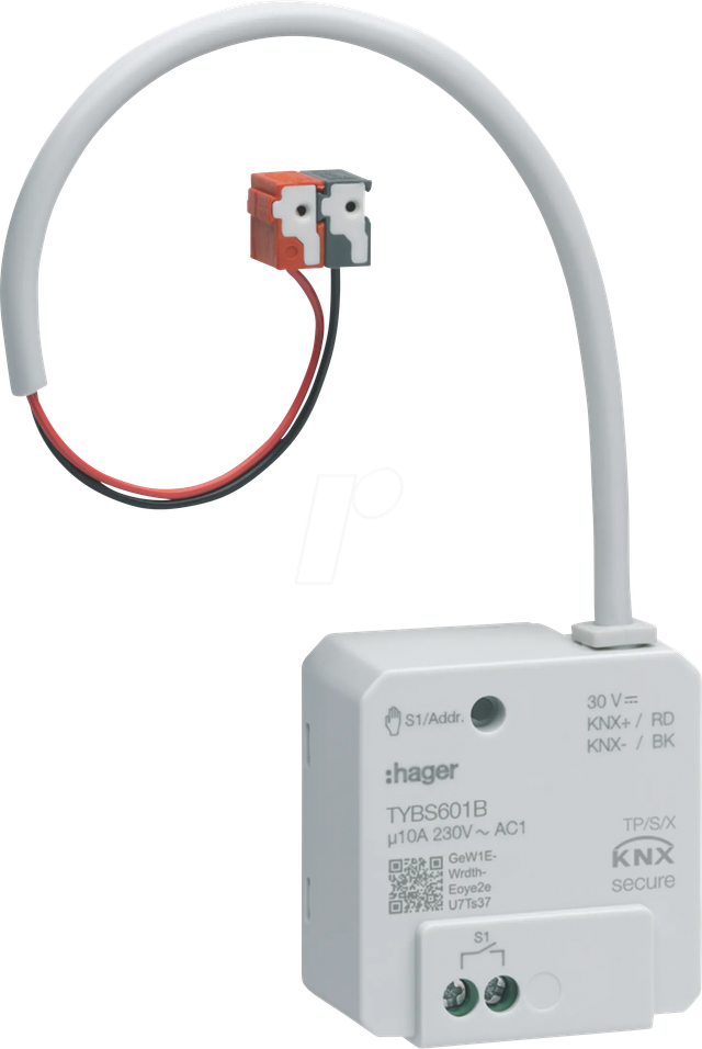HAGER TYBS601B - Schaltaktor 1fach,10A / 230V~, UP, KNX easy