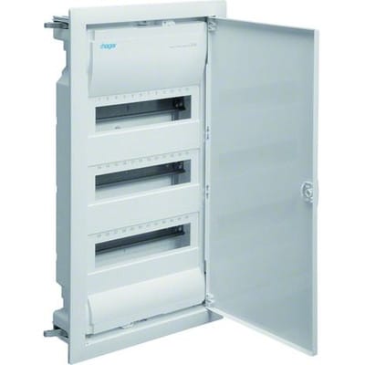 HAGER VH36NC - Kleinverteiler volta, Hohlwand, 3x12PLE IP30 Stahlblechtür