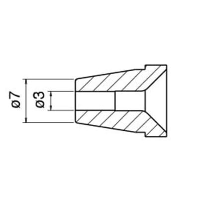 HAK N60-07 - Entlötdüse N60-07, Standard-Typ, 3,0 mm