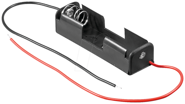 HALTER 1XAAK - Batteriehalter für 1 Mignonzelle (AA)