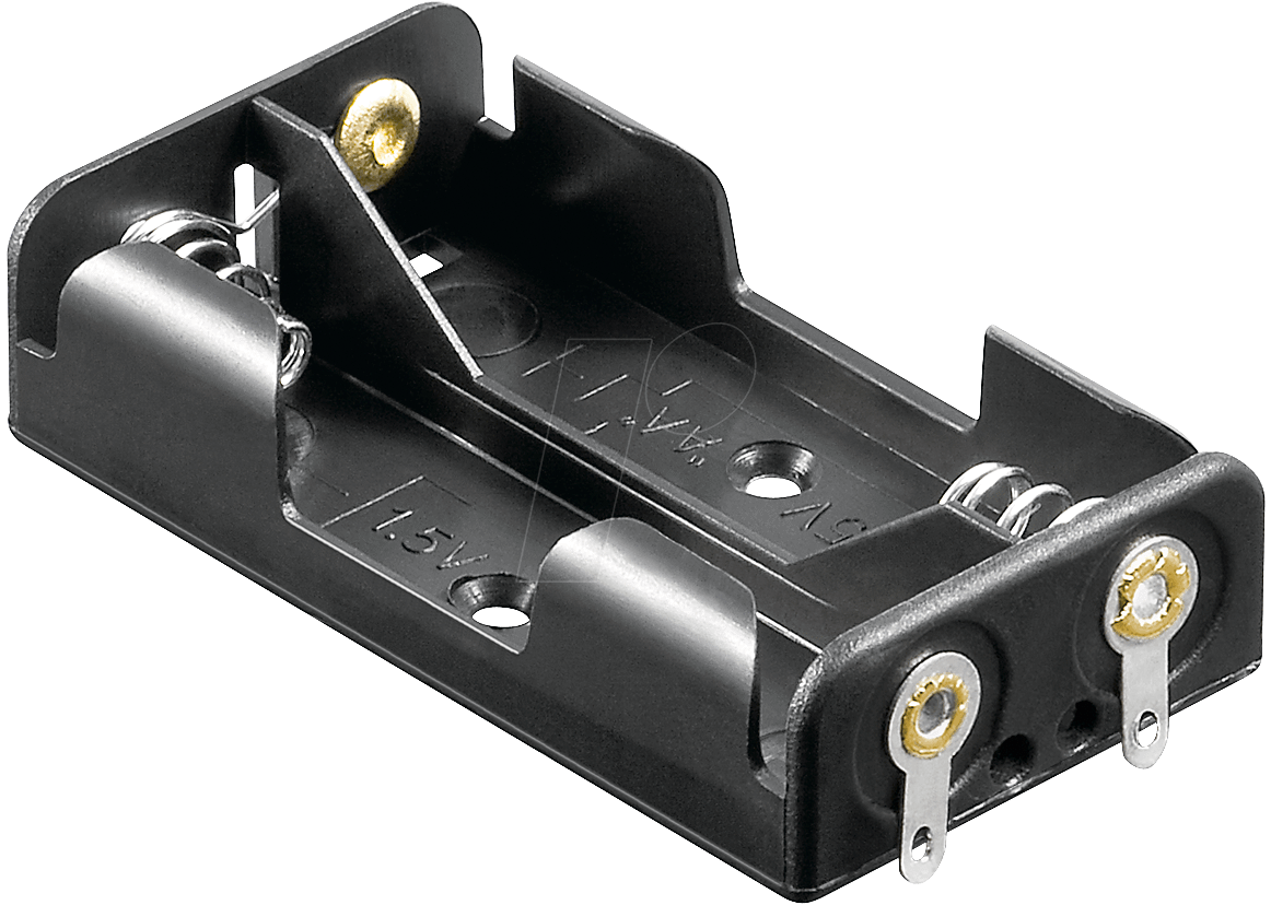HALTER 2XAAZ - Batteriehalter für 2 Mignonzellen (AA)