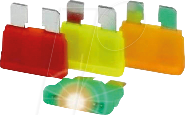 HANSOR 340233 - KFZ-Sicherung, Standard, 32 V, 30 A, LED, grün
