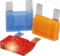 HANSOR 340639 - KFZ-Sicherung, Maxi, 32 V, 60 A, LED, blau