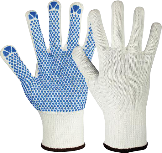 HASE 507555 8 - Arbeitshandschuhe, BW-/Polyester mit Noppen, Namur, Gr. 8