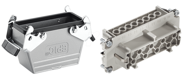 HBE 16 B TBF M25 - EPIC® H-BE 16 - 16+PE - Buchse, TBF-LB, M25