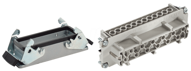 HBE 24 B AG - EPIC® H-BE 24 - 24+PE - Buchse, AG