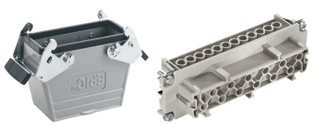 HBE 24 B TBF M25 - EPIC® H-BE 24 - 24+PE - Buchse, TBF-LB, M25