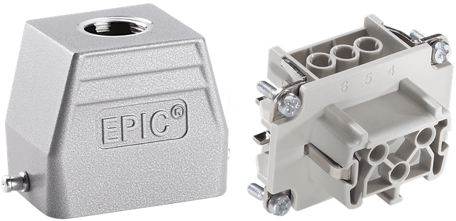 HBE 6 S TG - EPIC® H-BE 6 - 6+PE - Stecker, TG, M20