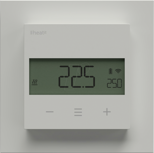 HEATIT 4512690 - Thermostat, Z-Wave, RAL 9003