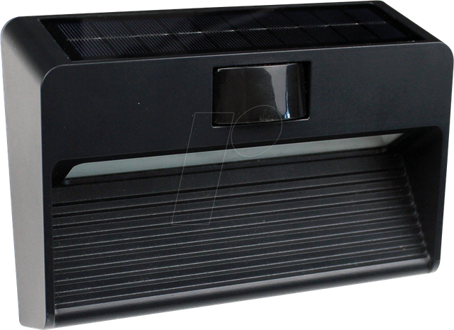 HEIT VO-501442 - LED Solar-Wandleuchte MELILLA, 1,5 W, 180 lm, 3000 K, Infrarotse