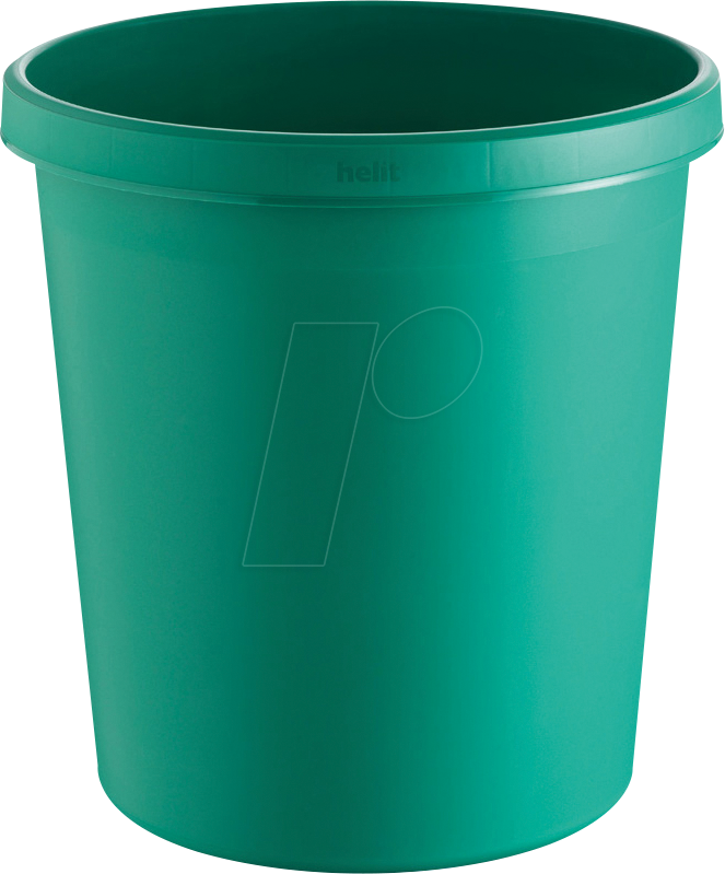 HELIT H61058-52 - Papierkorb 18 Liter, grün