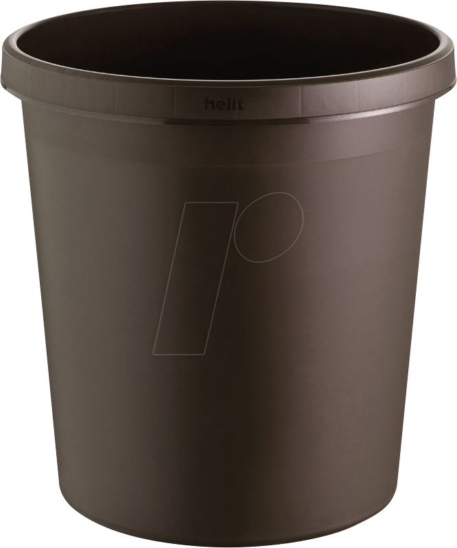 HELIT H61058-75 - Papierkorb 18 Liter, braun