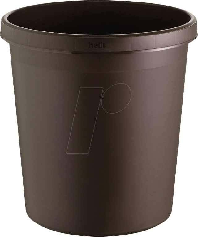 HELIT H61058-75 - Papierkorb 18 Liter, braun
