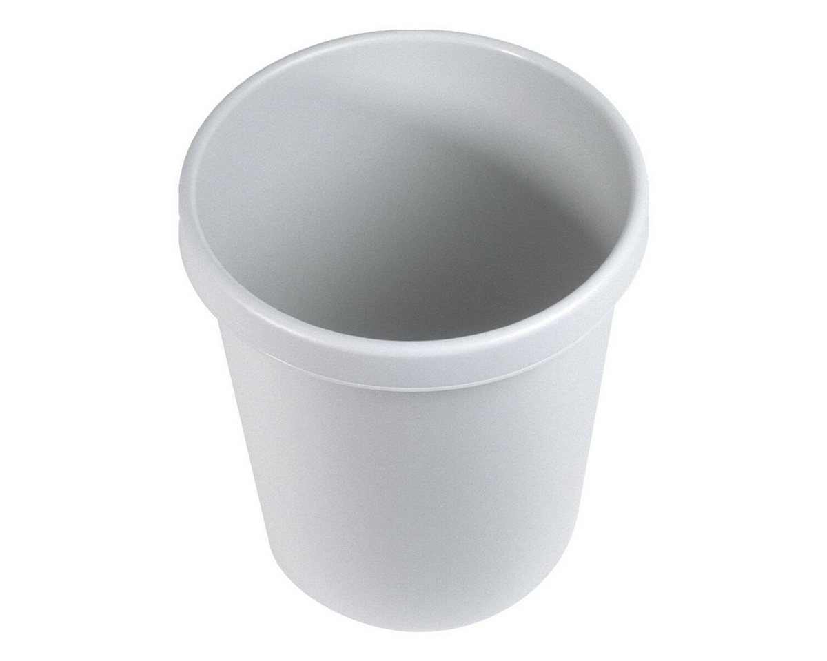 HELIT H61058-82 - Papierkorb 18 Liter, lichtgrau Bild 2