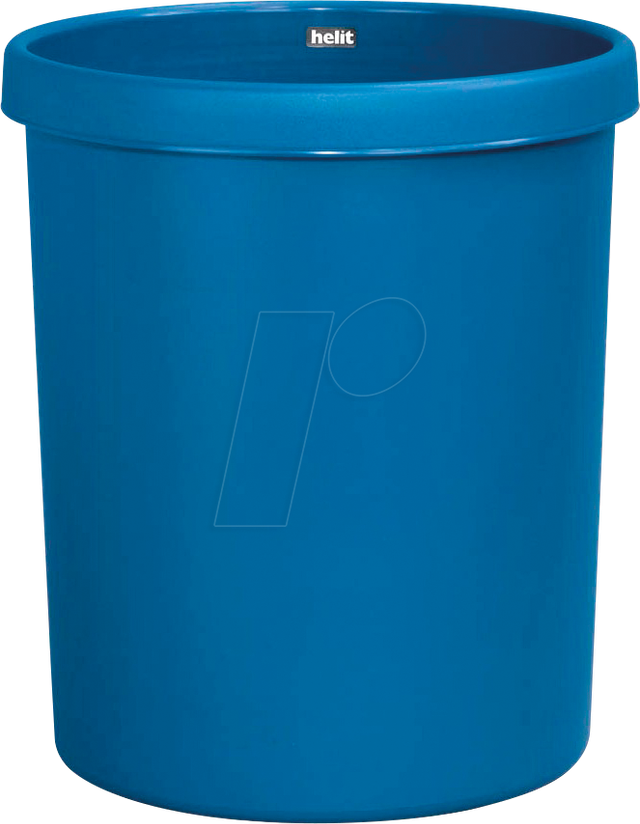 HELIT H61061-34 - Papierkorb 30 Liter, blau