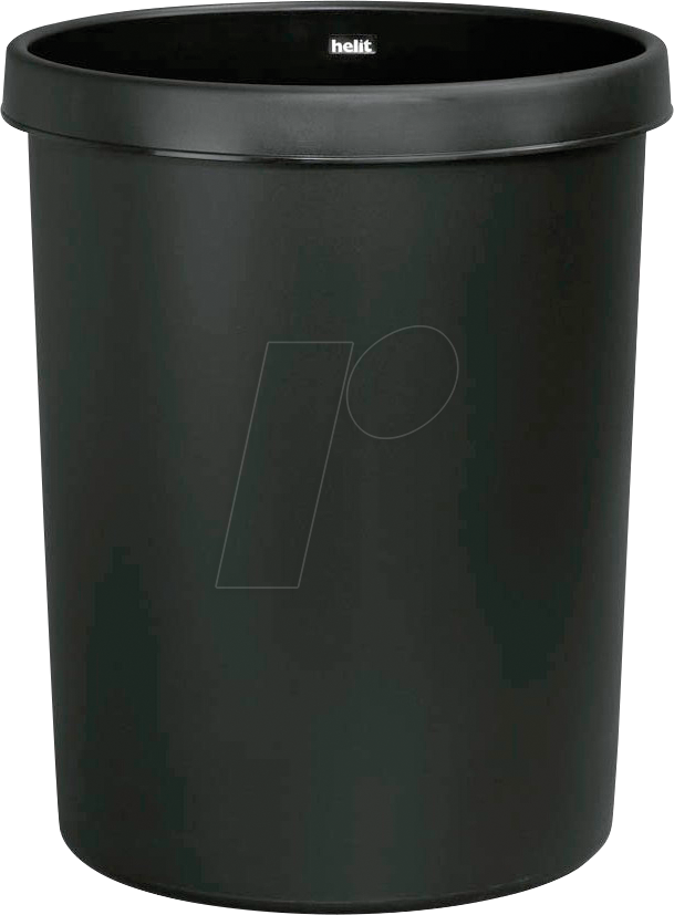 HELIT H61061-95 - Papierkorb 30 Liter, schwarz